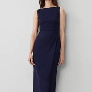 Ann Taylor Navy Sheath Dress